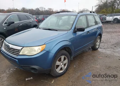 2010 Subaru Forester 2.5X from USA, damaged, VIN JF2SH6BC3AH804339